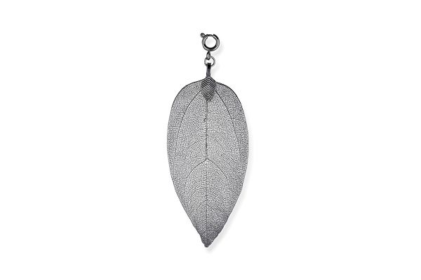 Blumenkind Anhänger M aus echtem Blatt BL03MGR