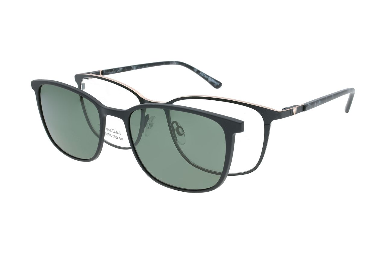 Vistan Brille mit polarisiertem Magnet Sonnenclip • 2930-3 Vistan Brille mit polarisiertem Magnet Sonnenclip • 2930-3