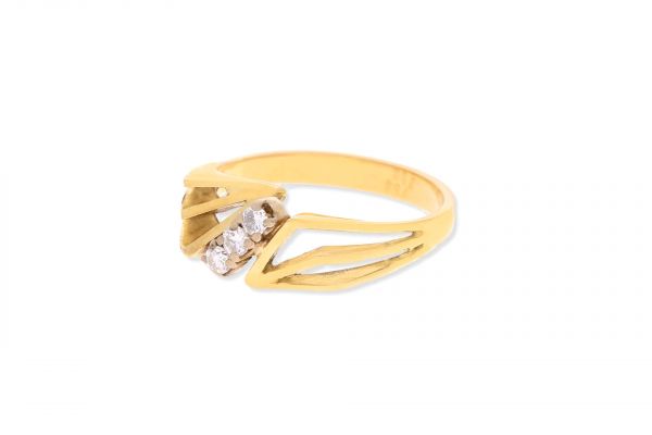 Ring 750 Gelbgold • Brillanten