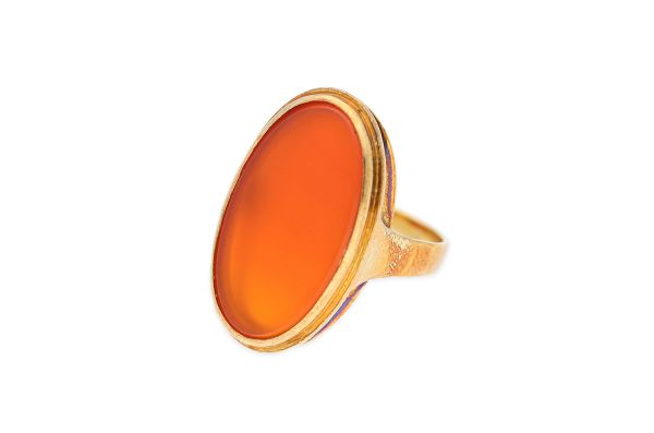 Ring • 585 Gold • Karneol