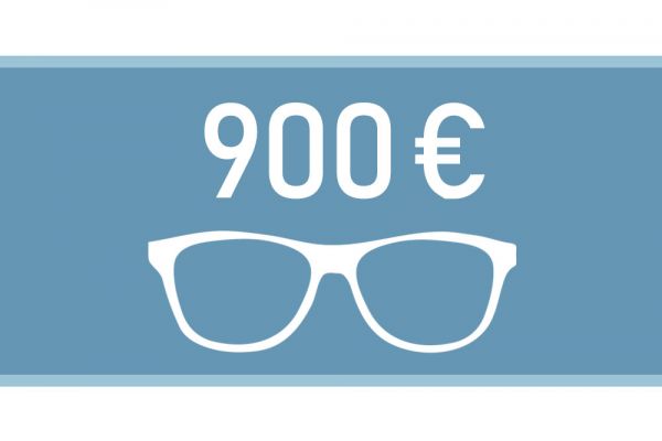 Gutschein für eine Brille im Wert von 900€