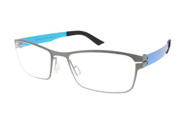 Grafix Brille GX2122 Titanium-Turquoise • Seitenansicht