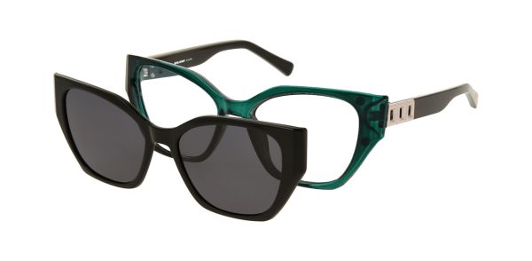 Solano Brille CL90282 E mit polarisiertem Magnet Sonnenclip