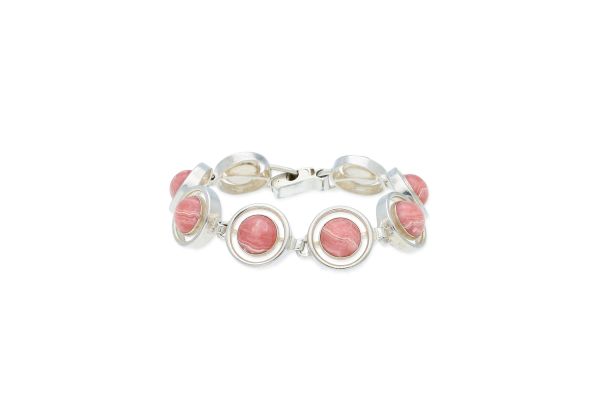 Armband • 925 Silber • Rhodochrosit