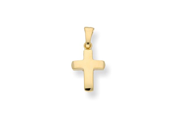 333 Gold Kreuz Anhänger