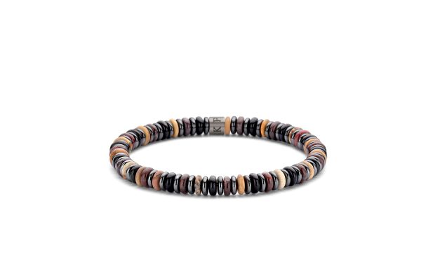 Frank 1967 Herrenarmband • Achat • Hämatit • Jaspis • Edelstahl