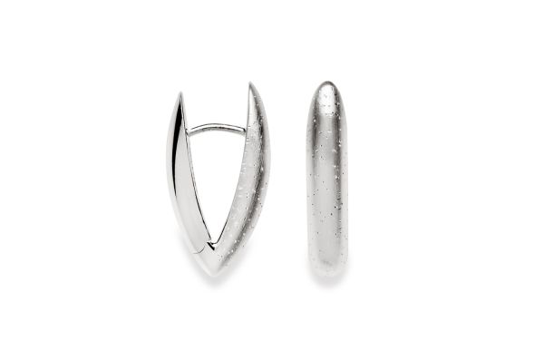 Bastian inverun Creolen Triangle • Silber 925 rhodiniert • 20761