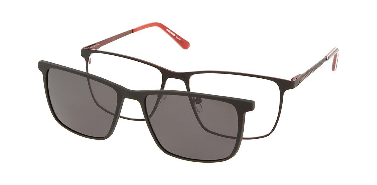 Solano Brille CL10163-A mit polarisiertem Magnet Sonnenclip Solano Brille CL10163-A mit polarisiertem Magnet Sonnenclip