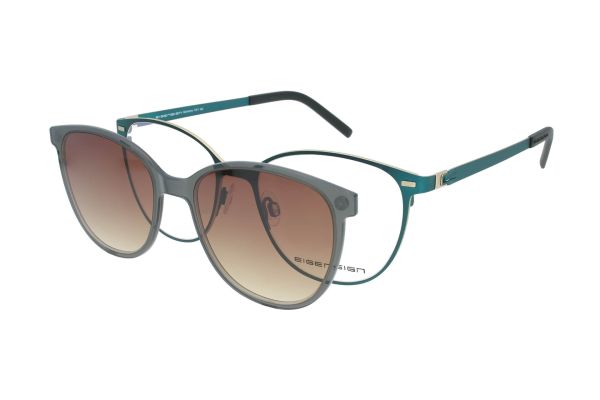 EIGENSIGN Brille 5224 C3 mit Magnet-Sonnenclip