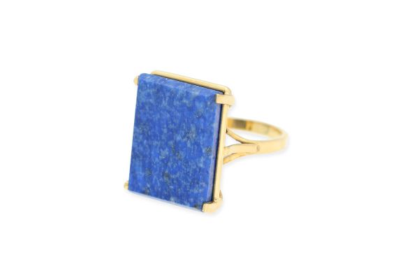 Ring • 750 Gold • Lapis