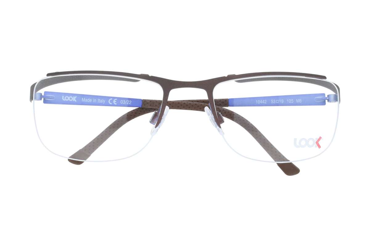 Sportlich gebogene LOOK Brille 10442 M6