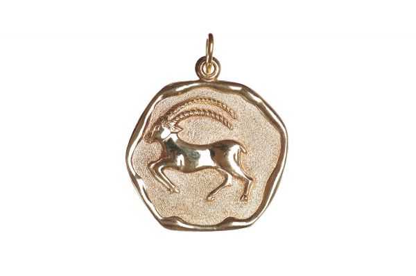 Sternzeichen Steinbock - Anhänger 333 Gelbgold