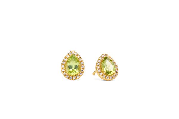 Bernd Wolf Ohrstecker Marie • 925er Silber • Peridot