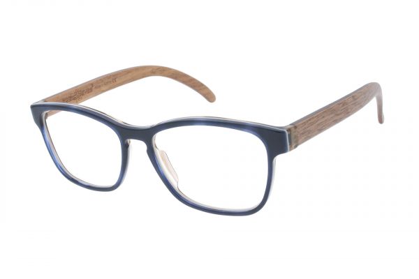 Edelweyes Brille PRETUL - Acetat - Blau - Nuss