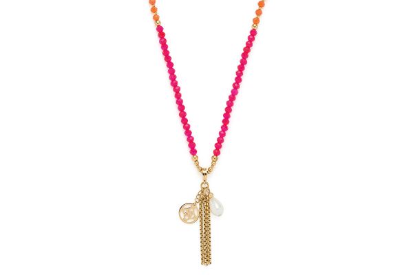 Leonardo Halskette 80 gold pink Solera • 026884