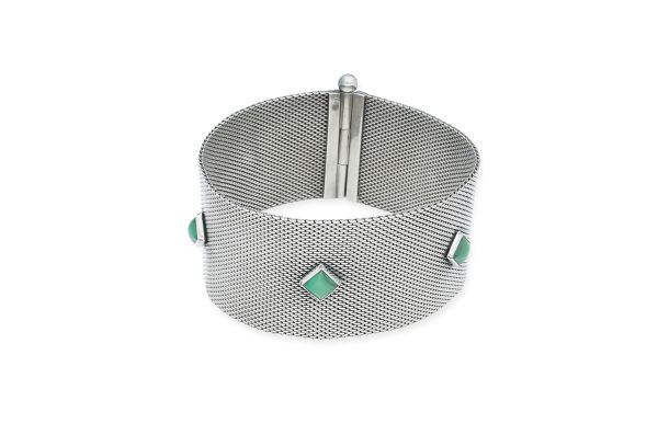 Antikes Armband • 835 Silber • Türkis