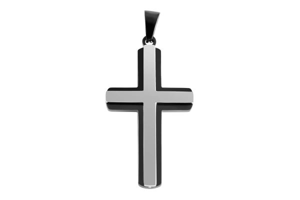 AKZENT Kreuz Anhänger • Edelstahl • 5020235-002