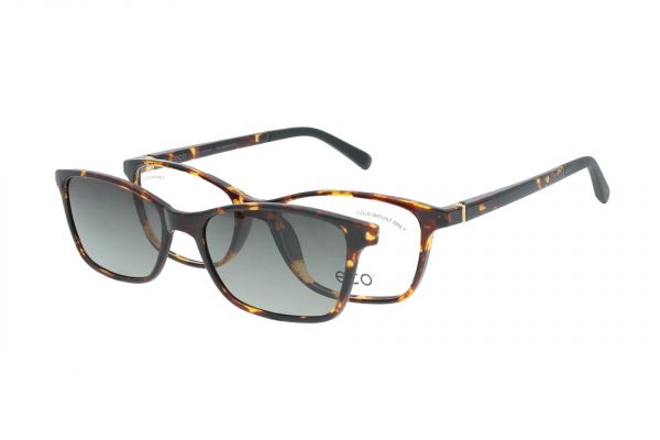 ECO Brille Desna YLTT mit Magnet-Sonnenclip
