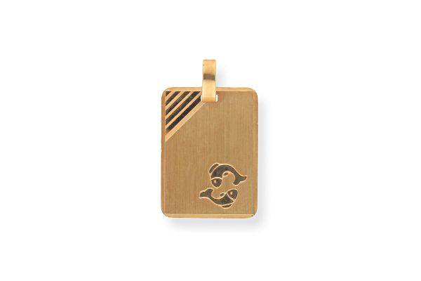 Sternzeichen Fische - Anhänger 333 Gold