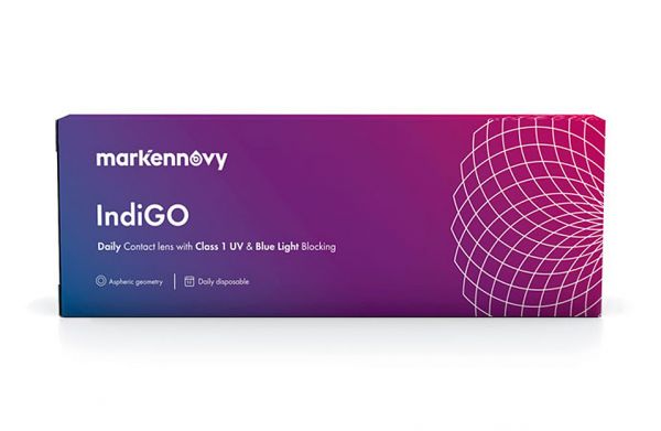 mark'ennovy IndiGO Tages-Kontaktlinsen - Sphärisch 30 St.