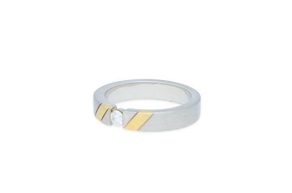 Ring • 950 Platin • Brillant