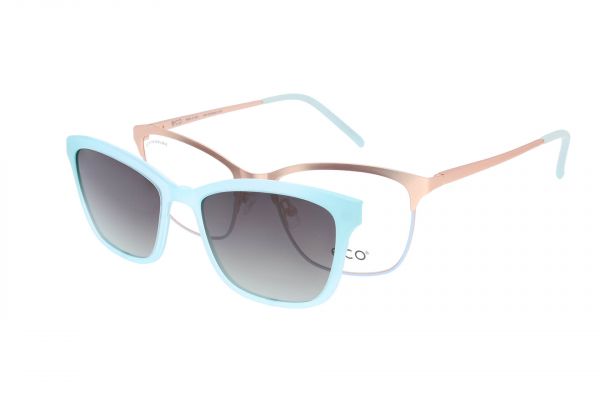 ECO Brille Lila MBRG mit Magnet-Sonnenclip