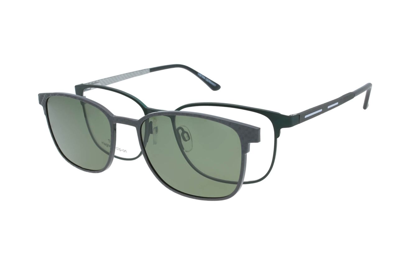Vistan Brille mit polarisiertem Magnet Sonnenclip • 4609-2 Vistan Brille mit polarisiertem Magnet Sonnenclip • 4609-2