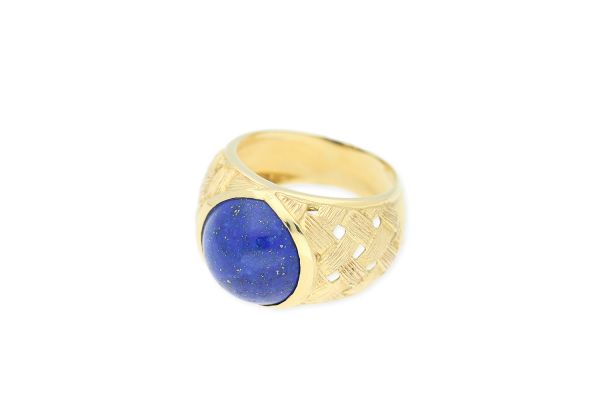 Ring • 750 Gold • Lapislazuli