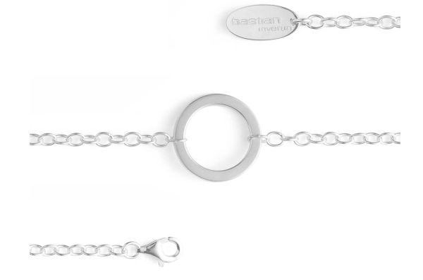 Bastian inverun Armband Silver Light • 40931