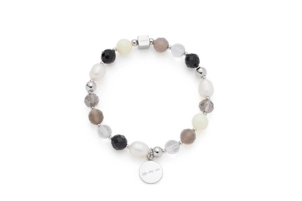 Leonardo Armband silber/grau Hope • 025933