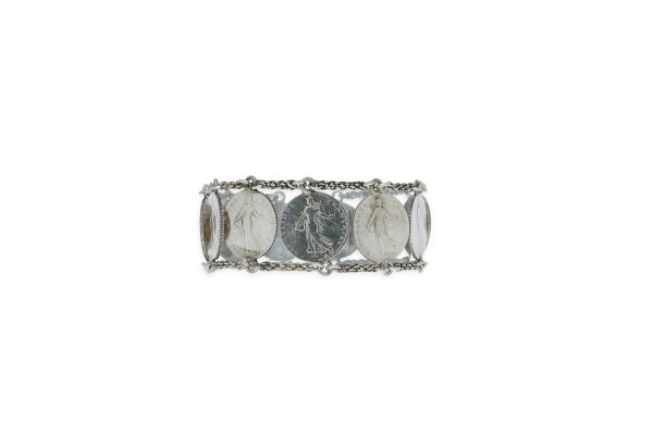 Trachten Armband Münzen • 925 Silber
