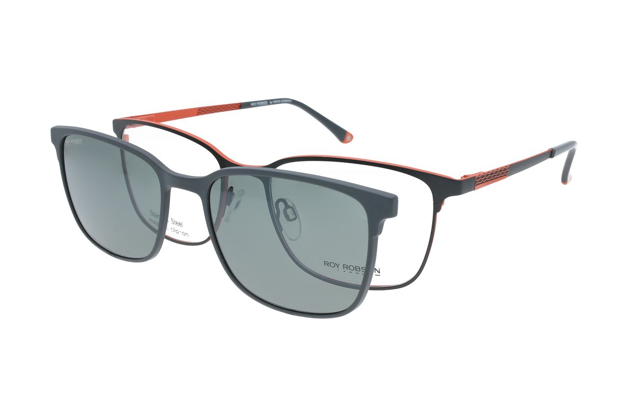 Roy Robson Brille mit polarisiertem Magnet Sonnenclip • 10088-2 Roy Robson Brille mit polarisiertem Magnet Sonnenclip • 10088-2