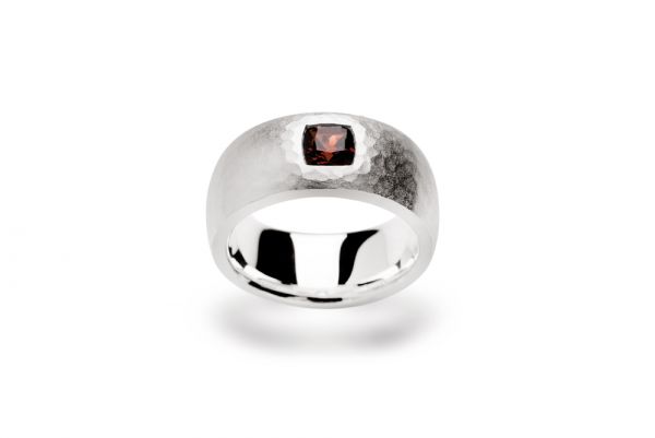 Bastian Ring 925 Silber mit Granat