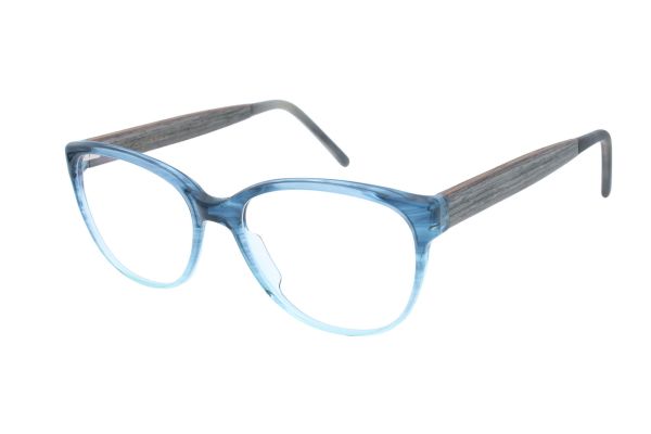 Edelweyes Brille HOCHGOLLING • Acetat • Blau • Eiche