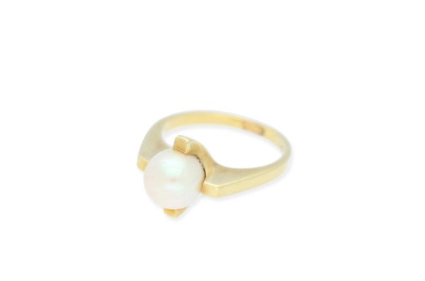 Ring • 585 Gold • Zuchtperle