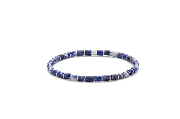 Frank 1967 Herrenarmband • Sodalith • Edelstahl • 7FB-0693
