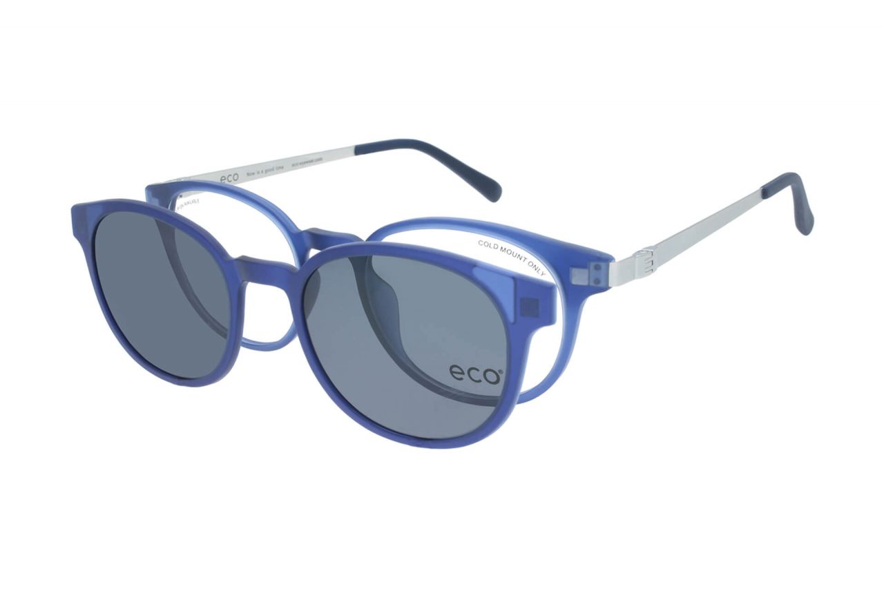 ECO Brille Glomma LBLU mit Magnet-Sonnenclip ECO Brille Glomma LBLU mit Magnet-Sonnenclip