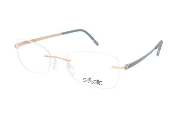 Silhouette Randlos Titan Brille Momentum 5529 HC 6520