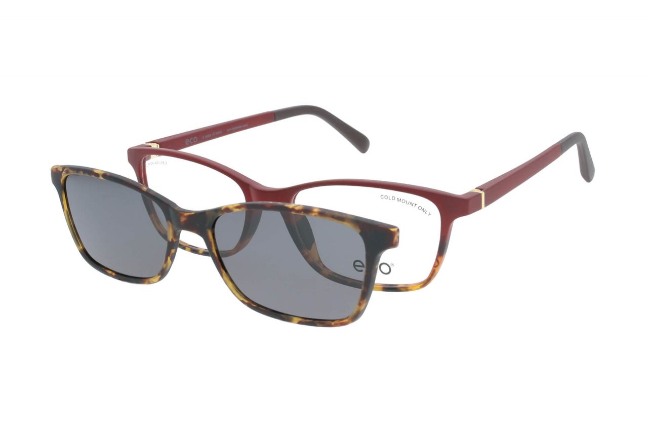 ECO Brille Desna RDTG mit Magnet-Sonnenclip ECO Brille Desna RDTG mit Magnet-Sonnenclip
