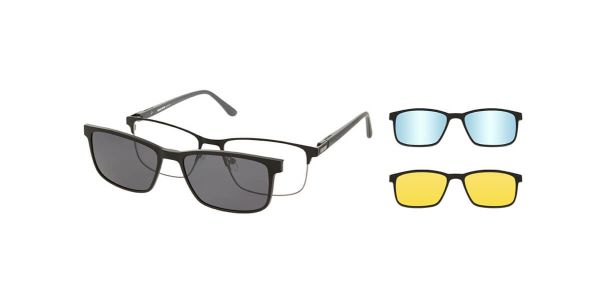 Spar-Set: Solano Brille CL10171 mit DREI polarisierten Magnet Sonnenclips