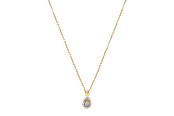 Bernd Wolf 925er Silber-Collier • Antoinette • Labradorit