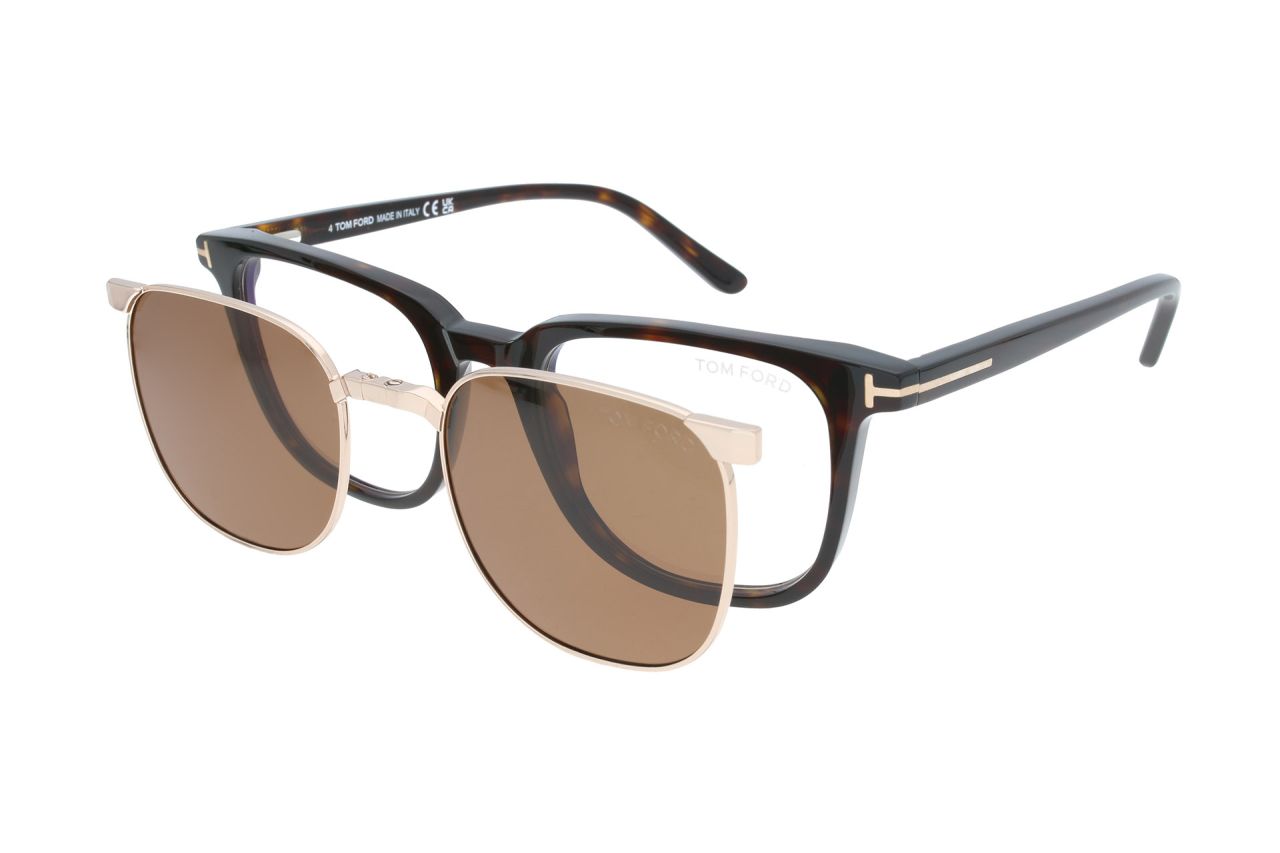 Tom Ford Brille TF5916-B ECO 052 mit Magnet Sonnenclip Tom Ford Brille TF5916-B ECO 052 mit Magnet Sonnenclip
