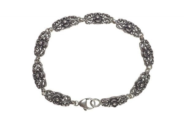 Gerry Eder 925 Silber Trachten Armband 18 cm