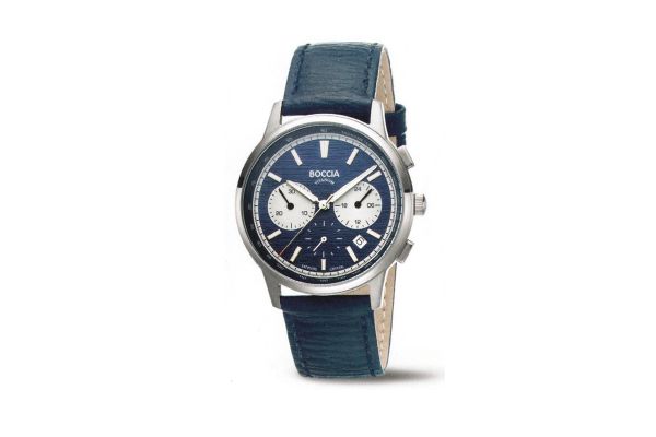 Boccia Titan Herrenuhr Chronograph • 3734-02