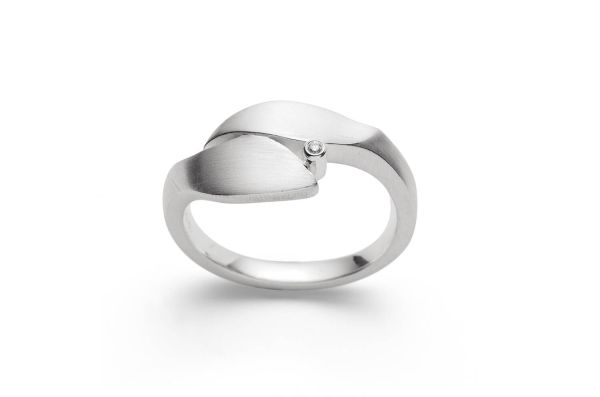 Bastian inverun Ring Luce • Brillant • Silber 925 rhodiniert • 40831-52