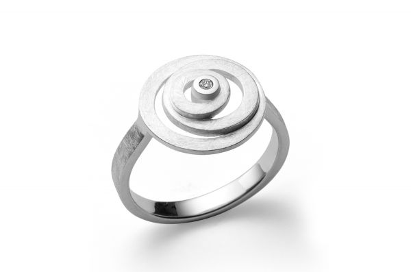 Bastian inverun Ring • Diamant • Silber 925 rhodiniert • 39911-54