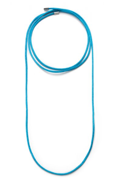 Leonardo Satin Kette 100 cm Türkis - 013856