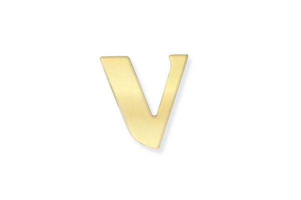 333 Gold Anhänger Buchstabe V