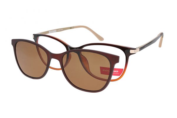 Solano Brille CL90064 C mit polarisiertem Magnet Sonnenclip