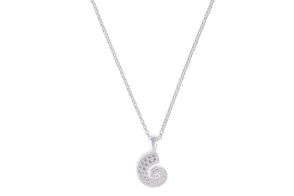 Bernd Wolf 925er Silber-Collier • Escala • Zirkonia